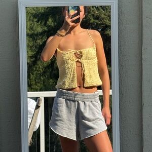 Butter yellow Zara tank
